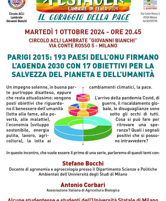 1 ottobre. Slle Acli Lambrate si parla di futuro! page 0001